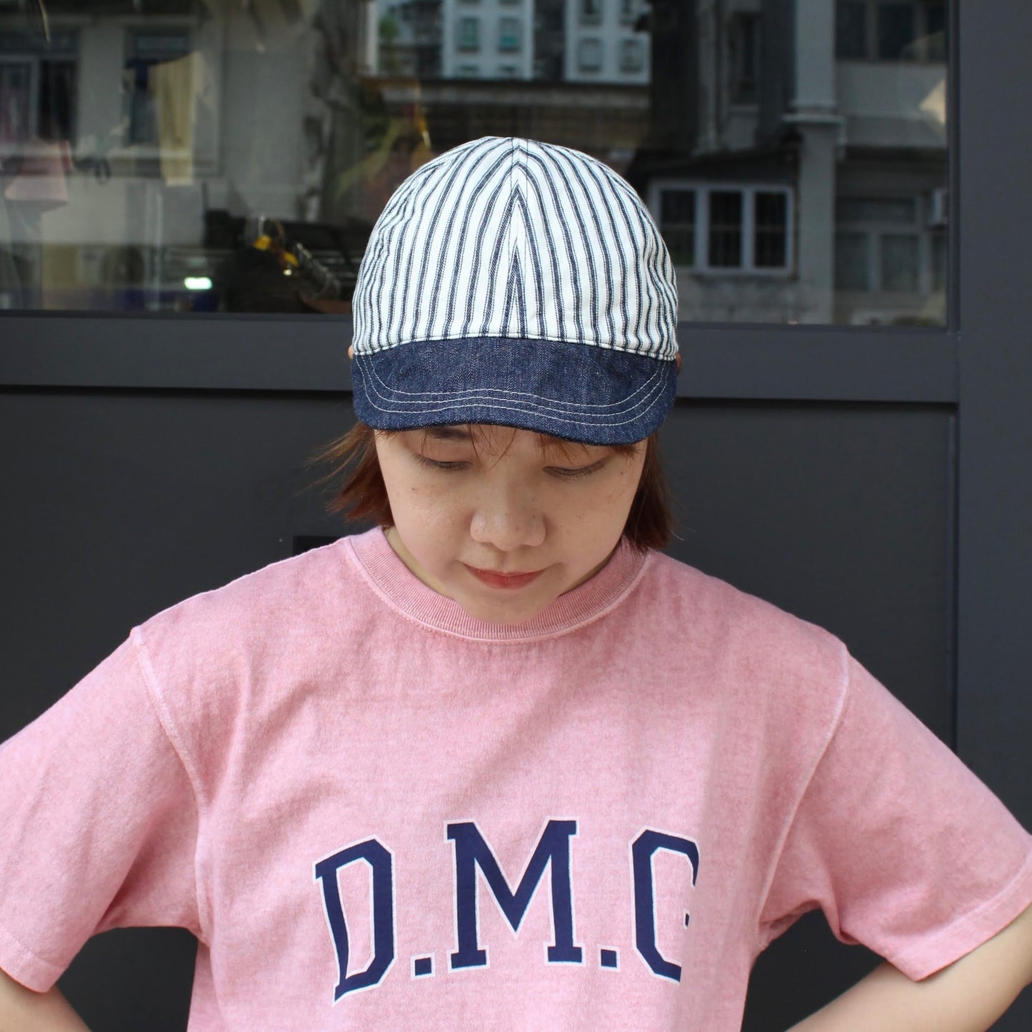 HIGHER -
9OZ HICKORY X DENIM BEAK CAP