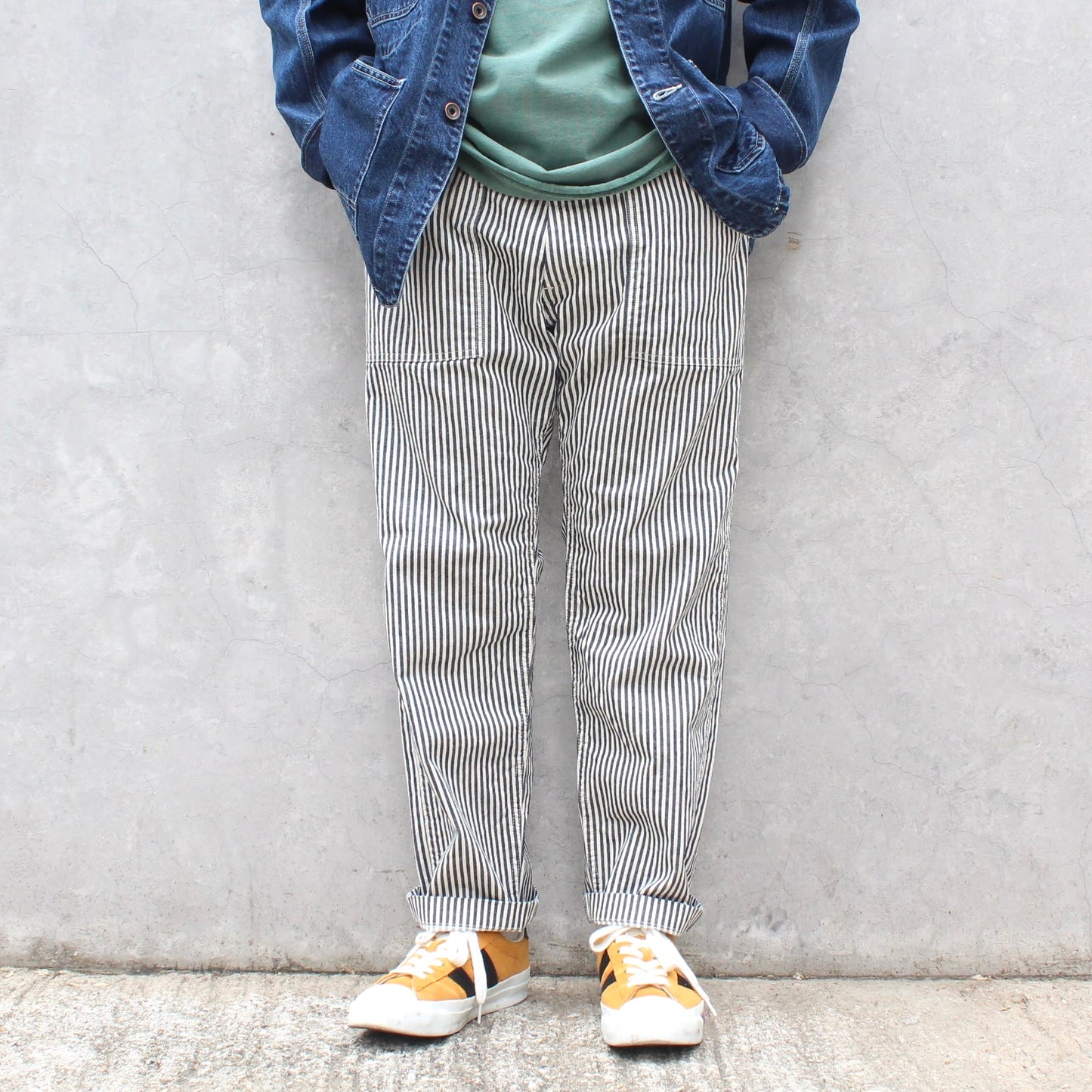 ORDINARY FITS -
U.S HICKORY FATIGUE PANTS