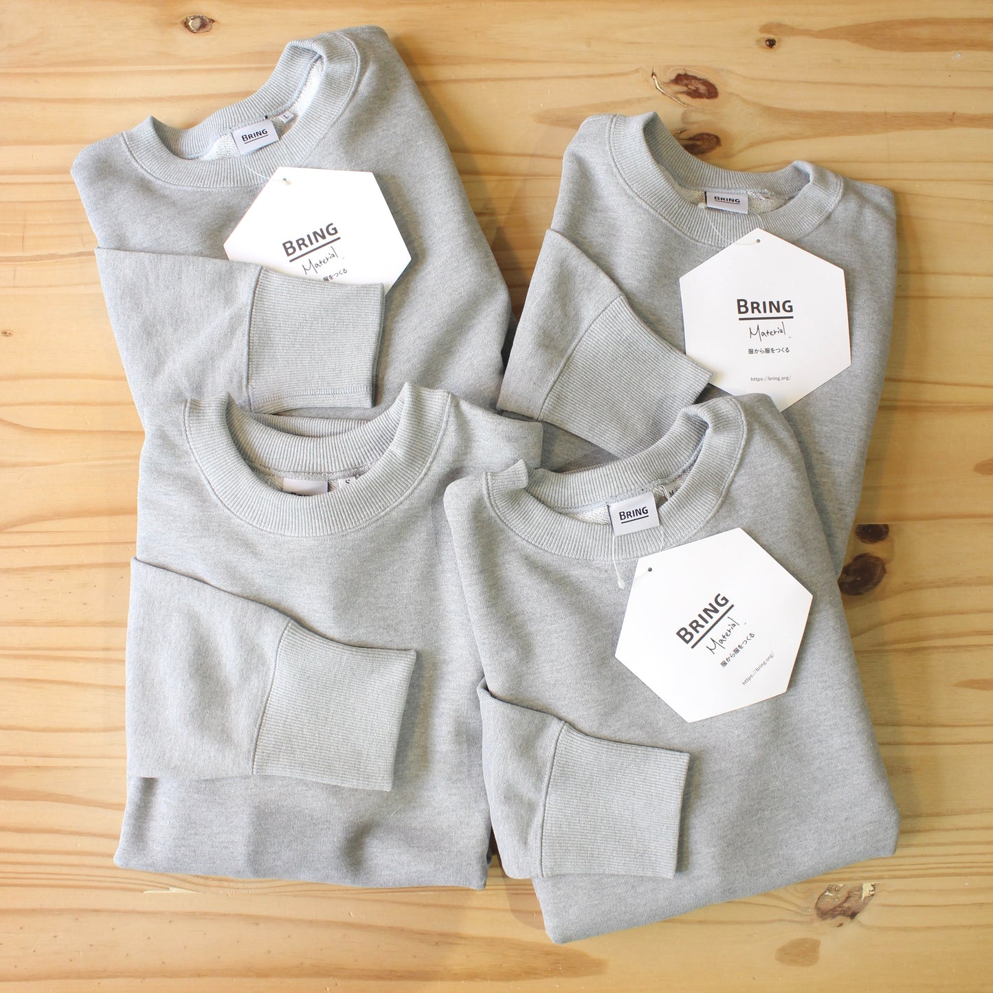 BRING -
DRYCOTTONY CREW NECK SWEAT