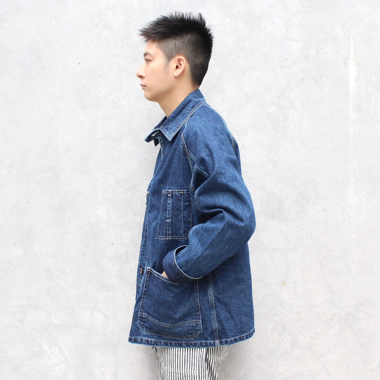 ORDINARY FITS -
DENIM COVERALL
(USED WASH)