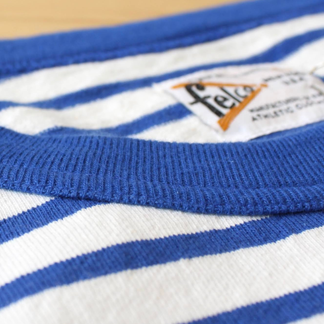 FELCO -
S/S AMERICAN VINTAGE STRIPE POCKET TEE