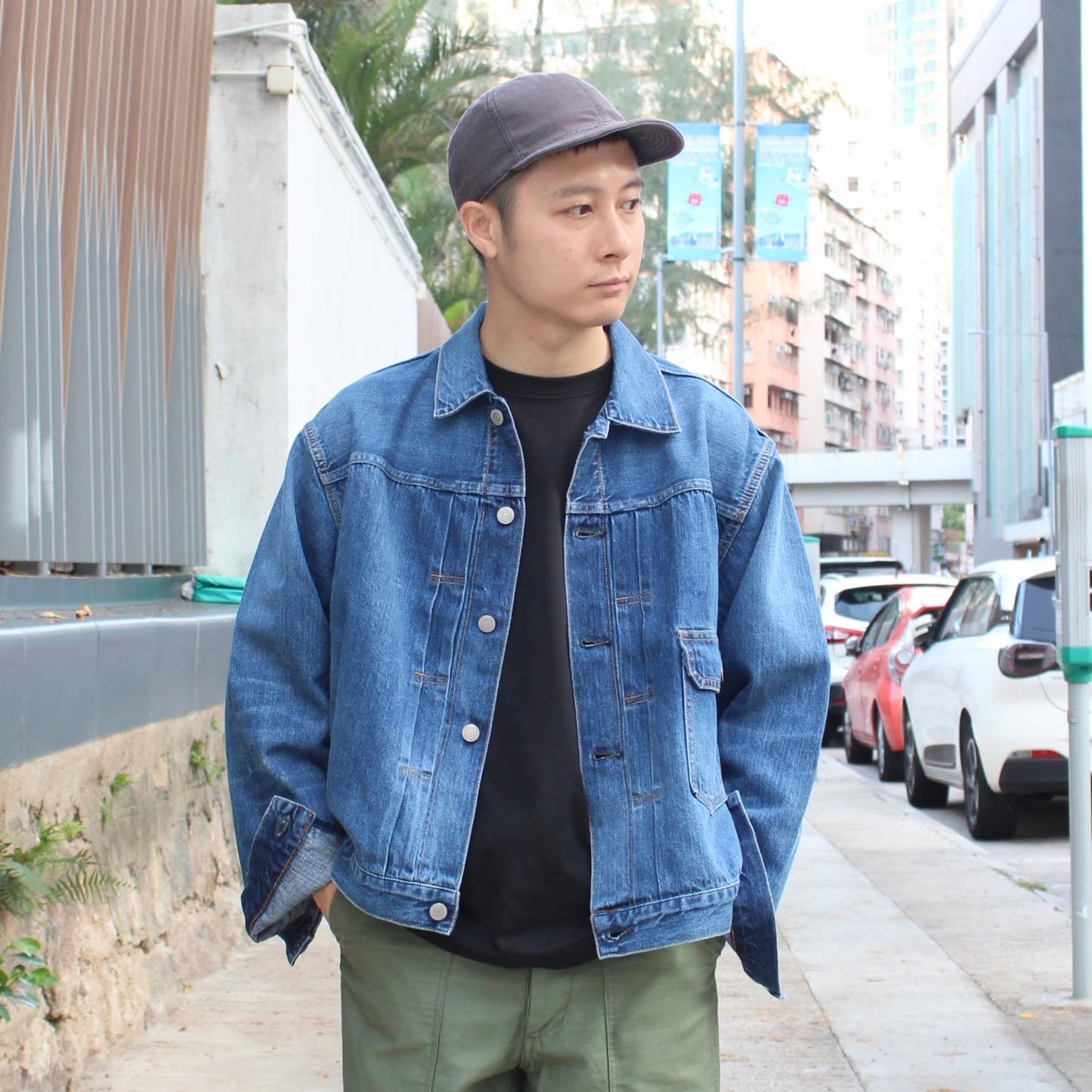 ORDINARY FITS -
TYPE 1 STYLE 12OZ DENIM JACKET (USED WASH)