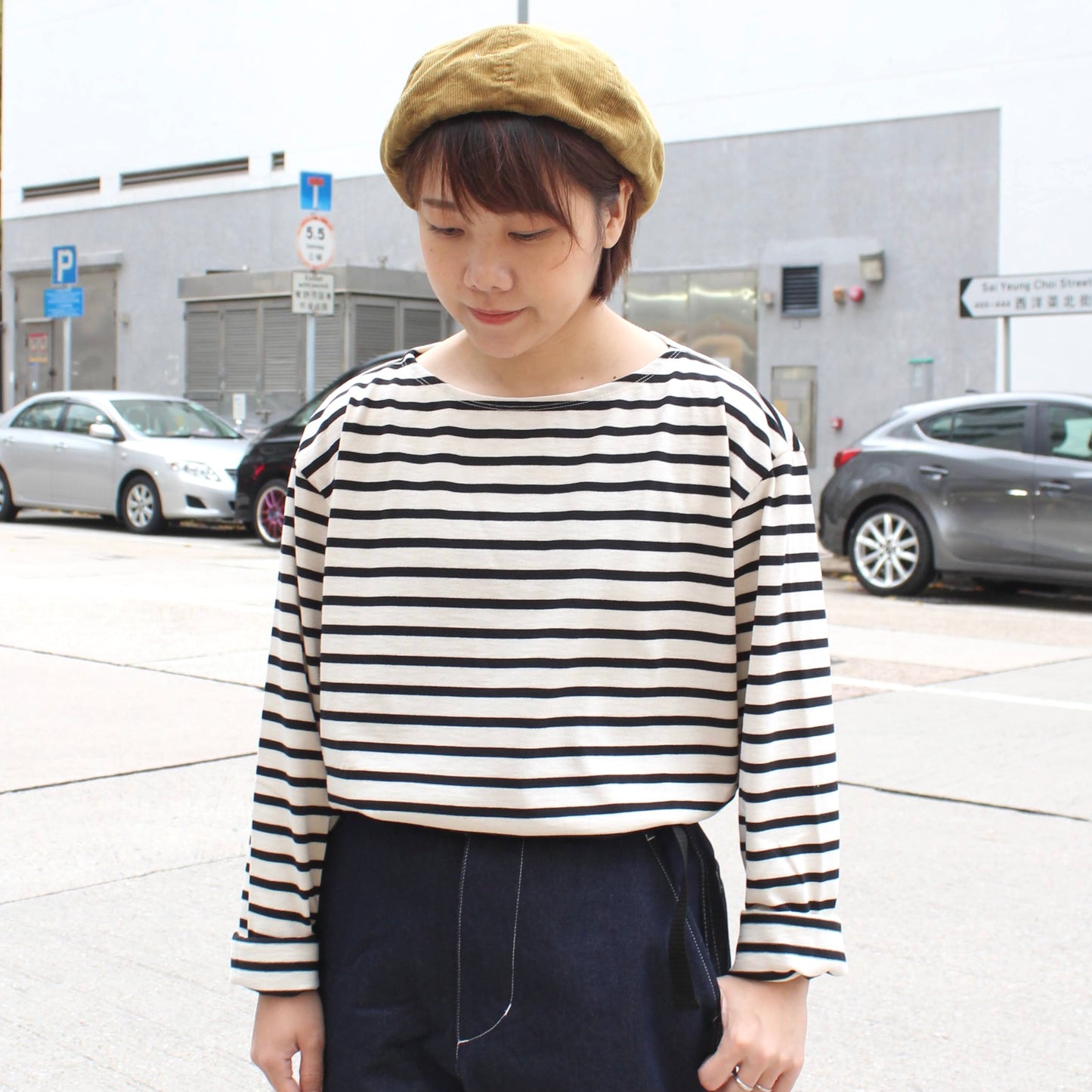 BRING - DRYCOTTONY HEAVYWEIGHT BORDER SHORT T-SHIRT