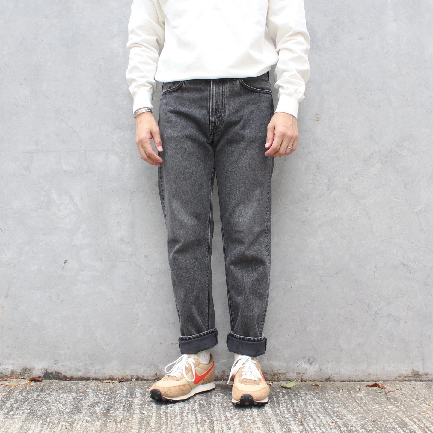 Or Slow - 107 IVY FIT BLACK (DENIM
STONE WASH)