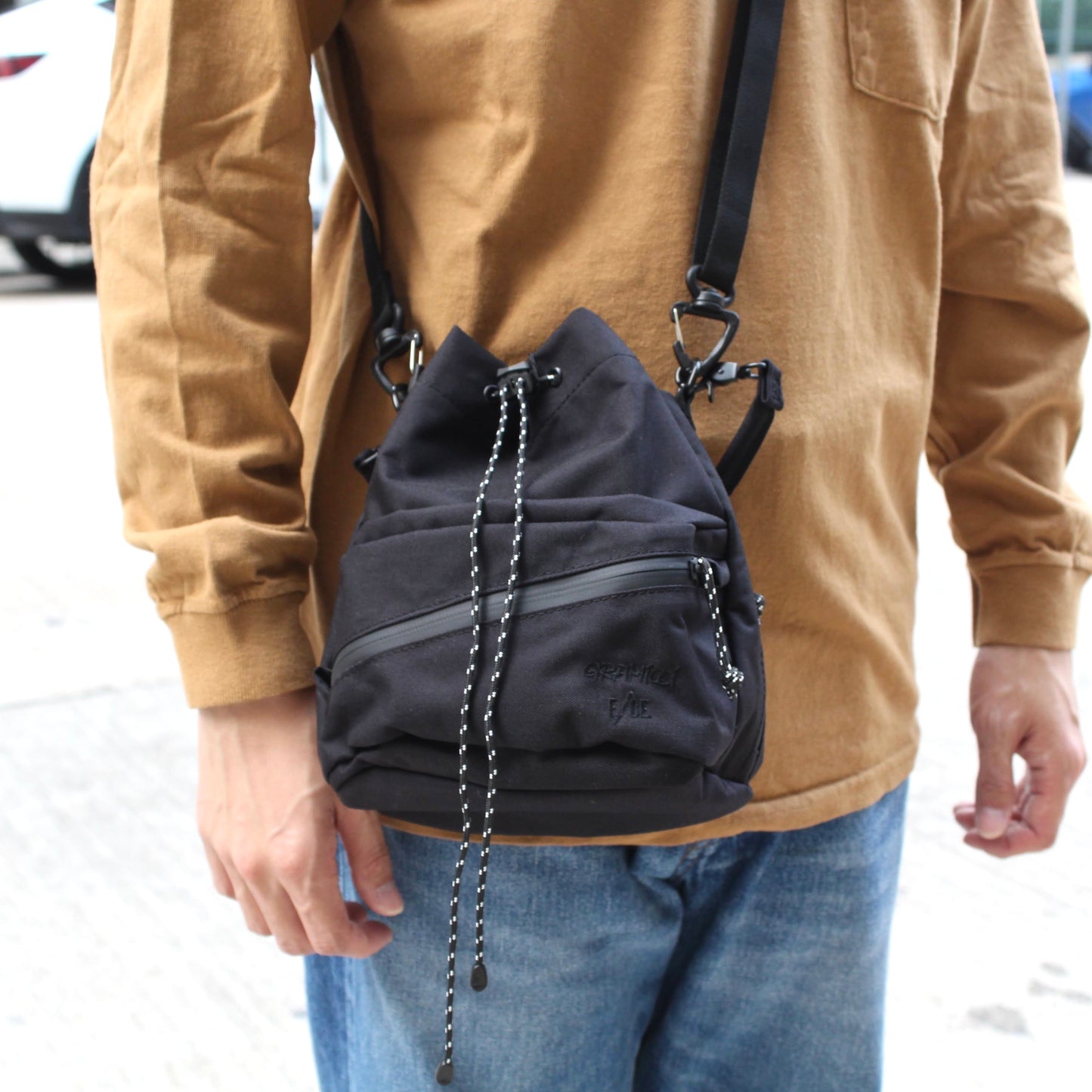 GRAMICCI by F/CE -
2WAY DRAWSTRING BAG