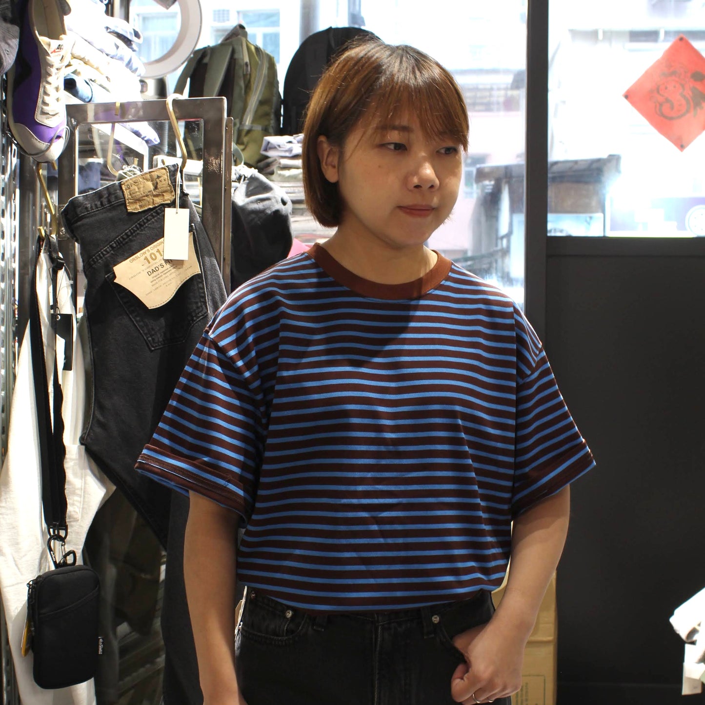 SOGLIA -
OPEN END BORDER S/S TEE