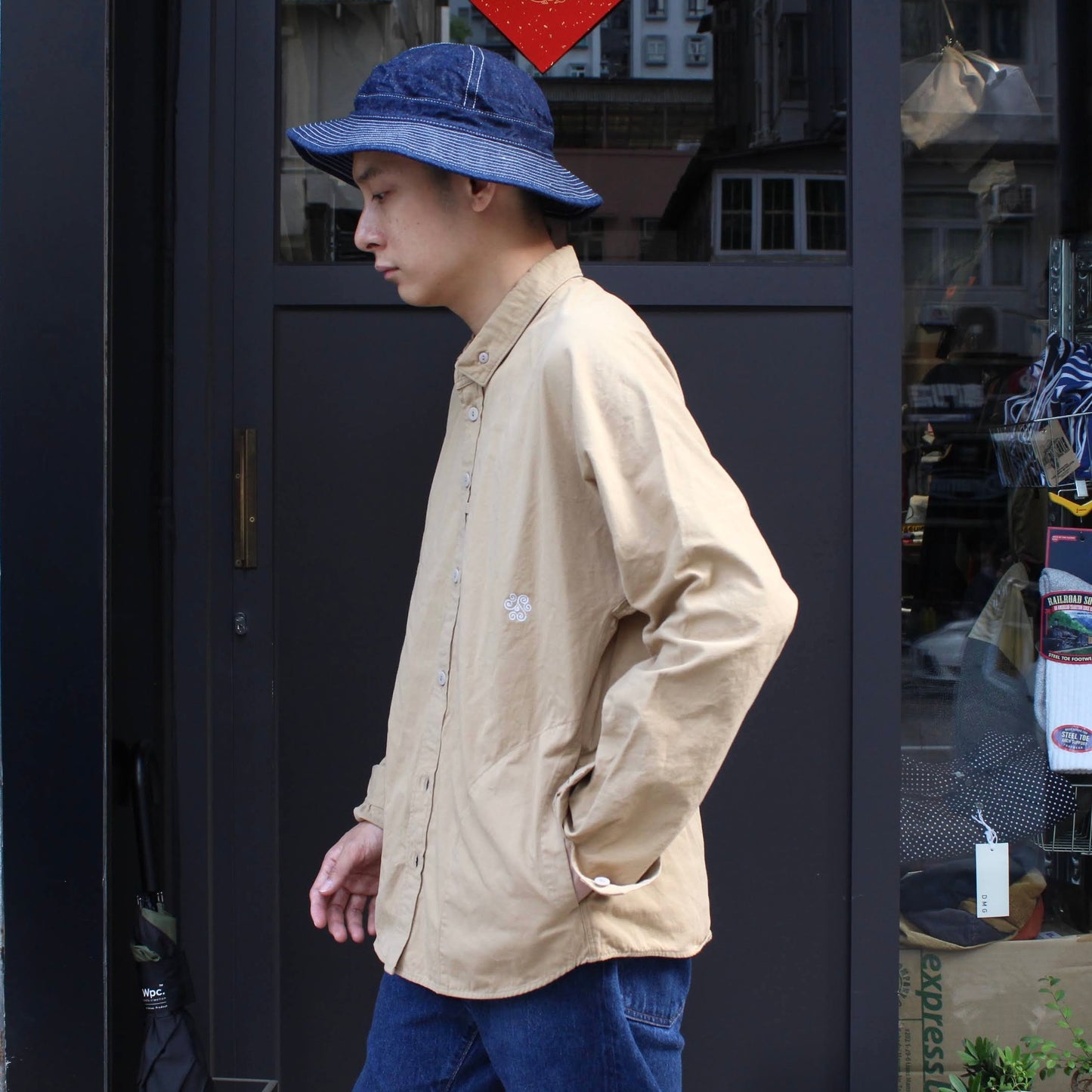 REMILLA -
SMOCK POCKET SHIRT