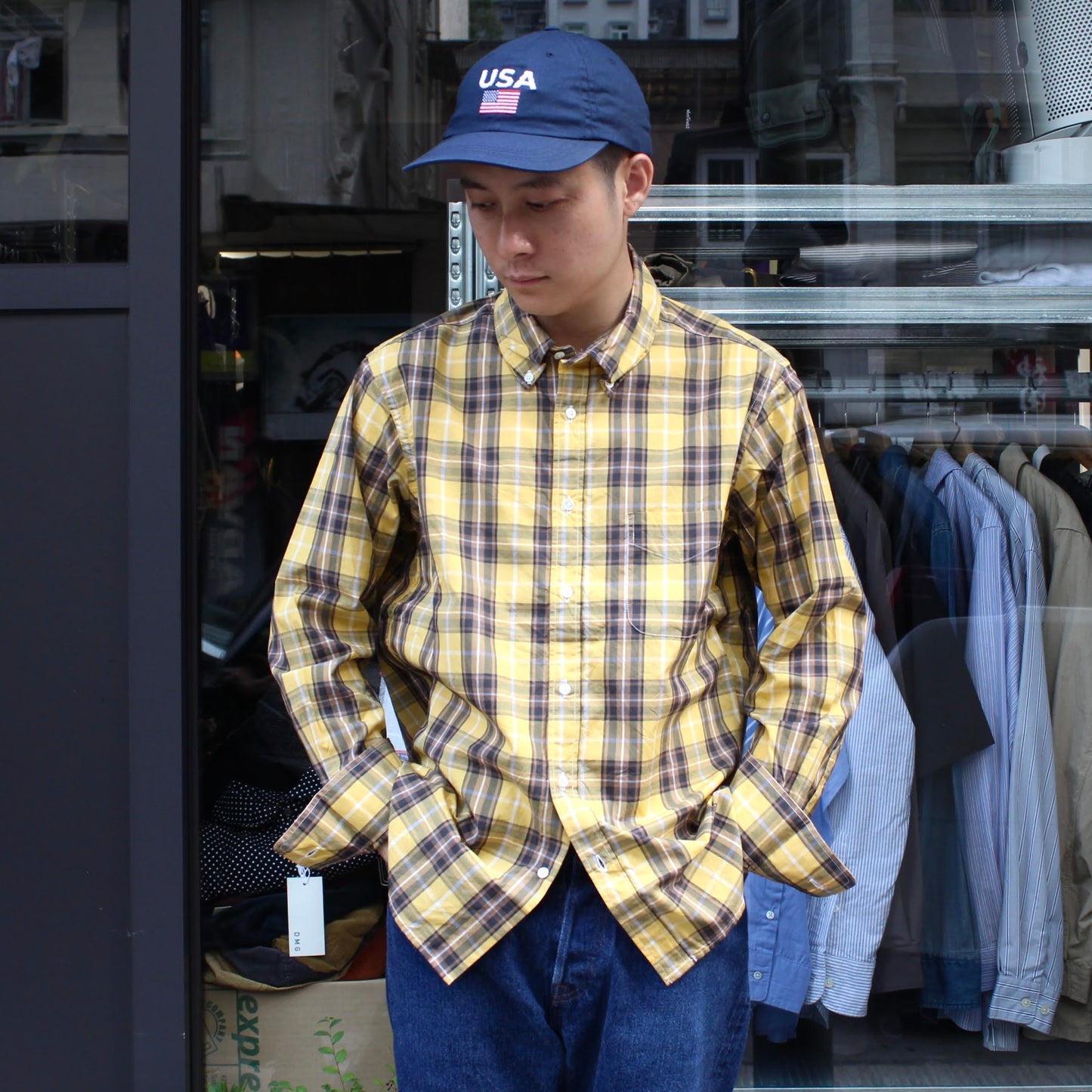 KEATON CHASE -
CLASSIC FIT BD CHECK SHIRT