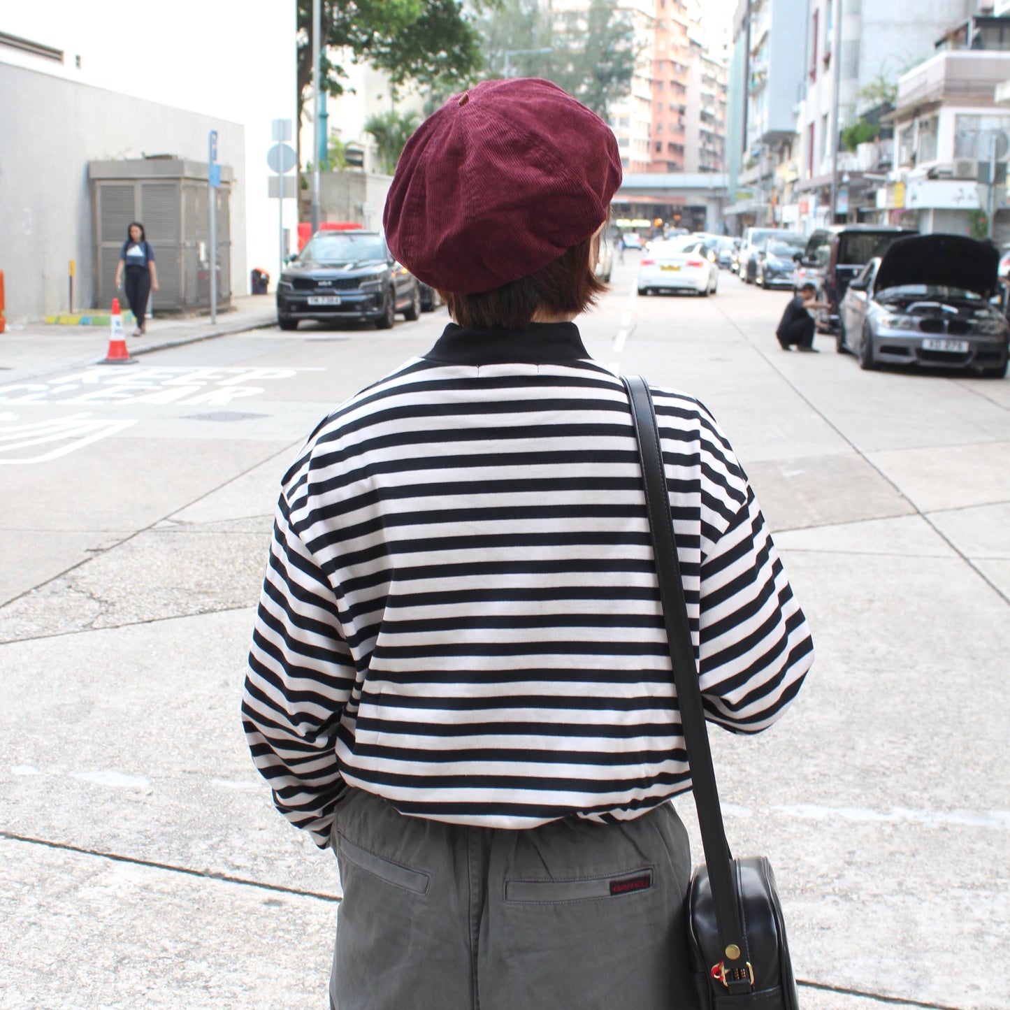 Ordinary Fits -
MOCK NECK BORDER TEE