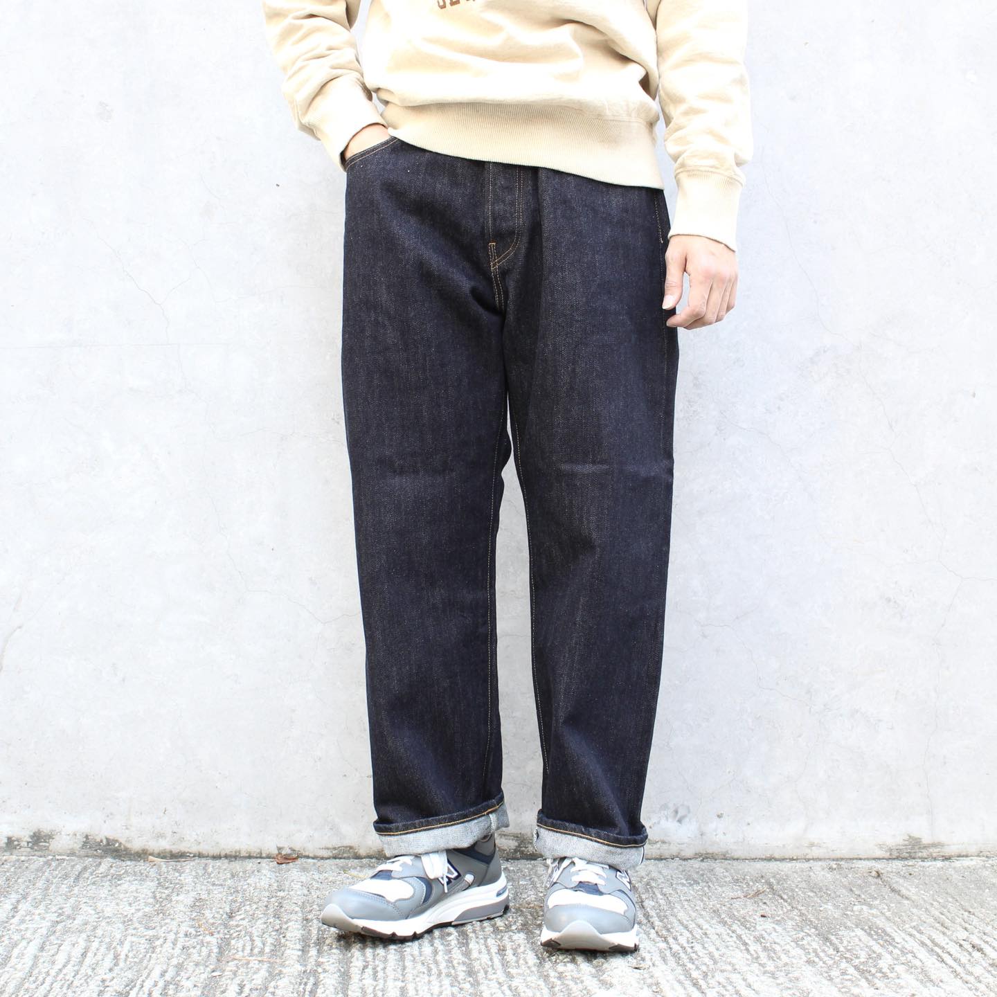 HATSKI - Wide Tapered 15.6OZ Denim (ONE WASH)