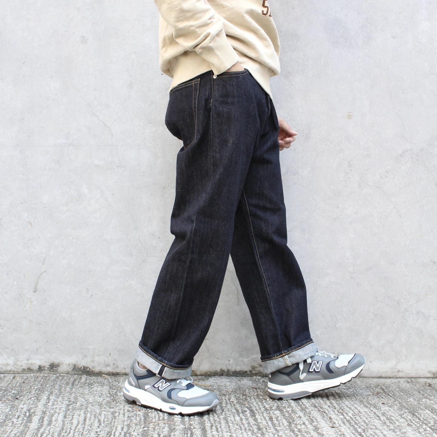HATSKI - Wide Tapered 15.6OZ Denim (ONE WASH)