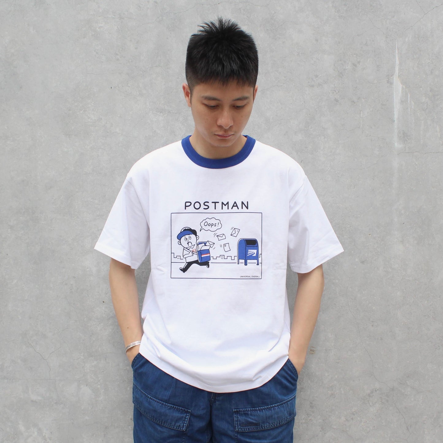 UNIVERSAL OVERALL 日版 -
WINDY JR. POSTMAN RINGER TEE