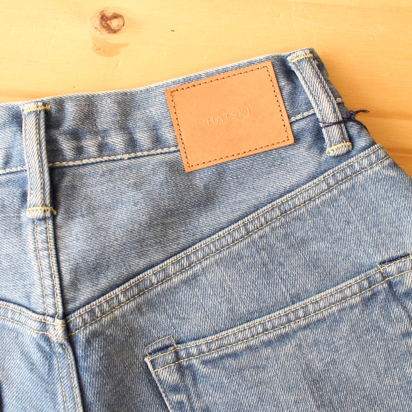 HATSKI - 15.6OZ Loose Tapered Denim (ICE BLUE)