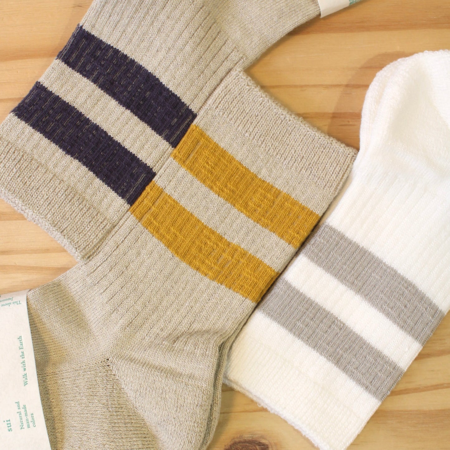 Yahae -
ORGANIC COTTON LINEN PILE SOLD LINE SOCKS