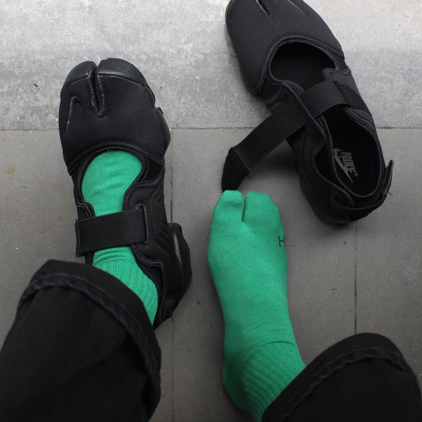 HATSKI - TABI WASHI (Japanese Japanese paper) RIBBED SOCKS