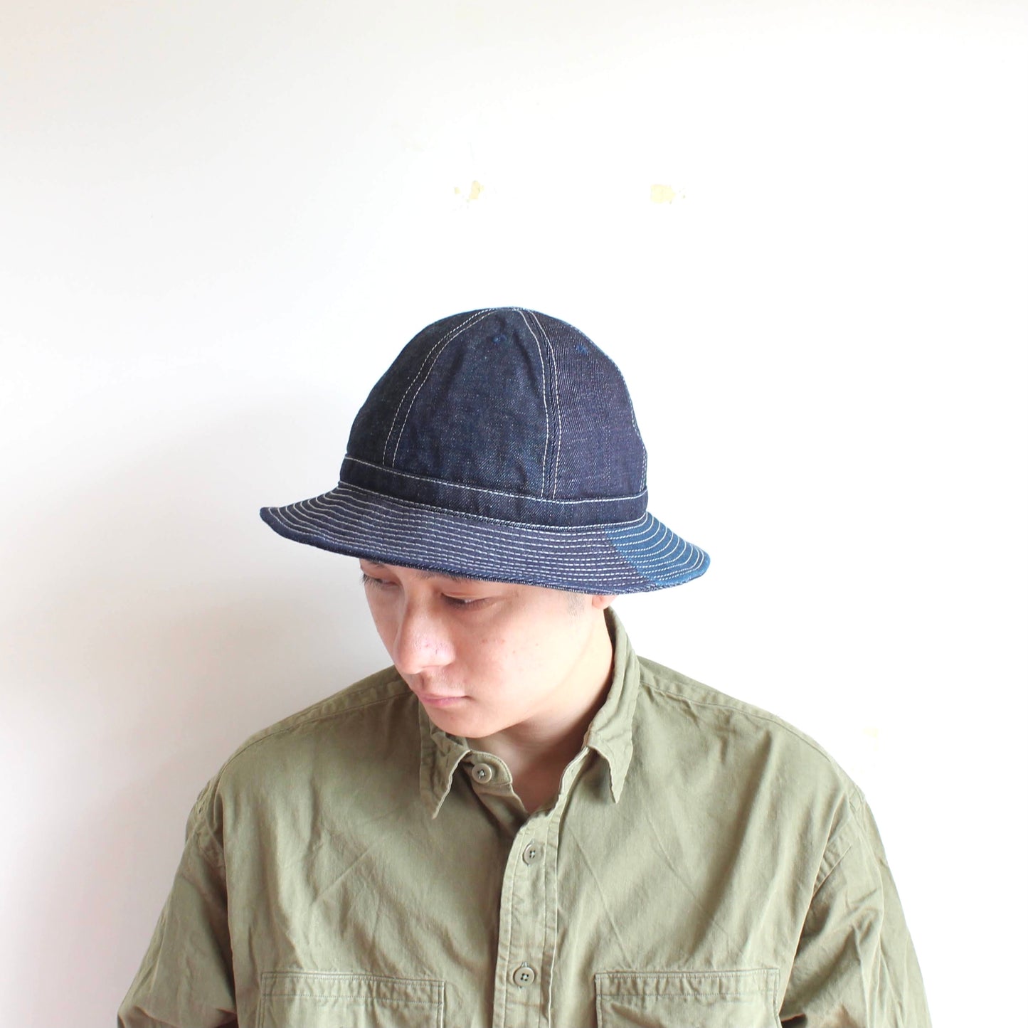 HIGHER - DENIM MULTI PANEL HAT
