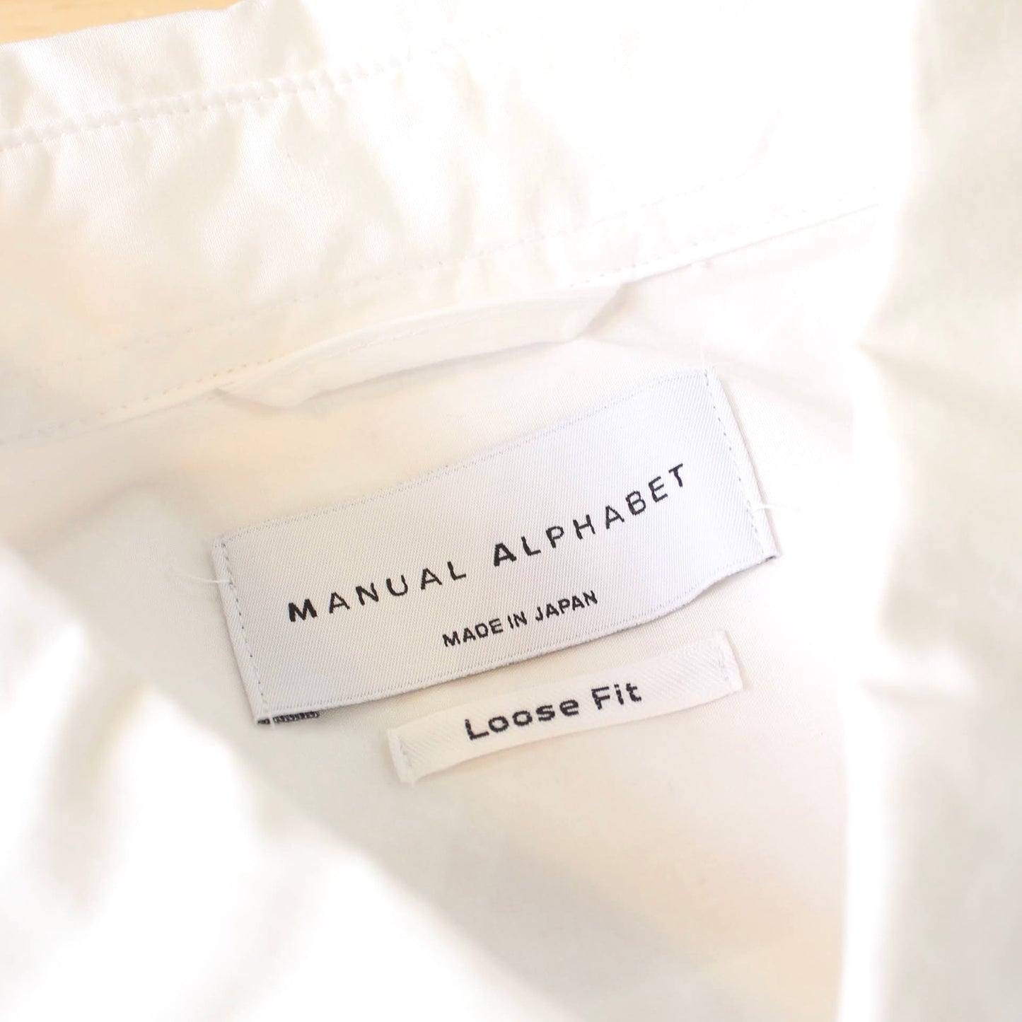 MANUAL ALPHABET -
TYPEWRITER LOOSE FIT B/C SHT