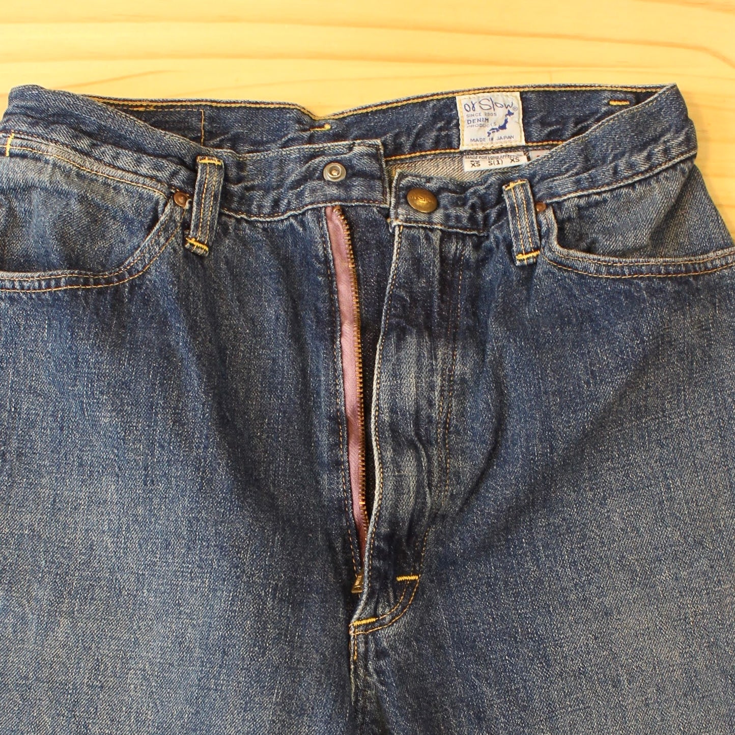 OrSlow -
HIGH WAIST 10OZ SELVEDGE DENIM PANTS USED (JASMIN)