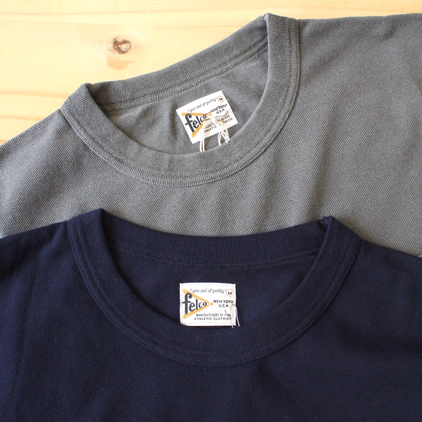 FELCO -
S/S PIQUE POCKET CREW TEE