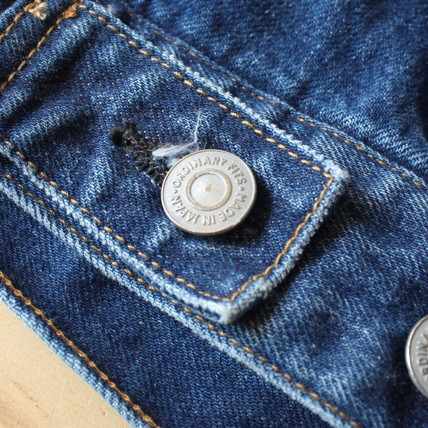 ORDINARY FITS -
DENIM JACKET (USED BLUE)