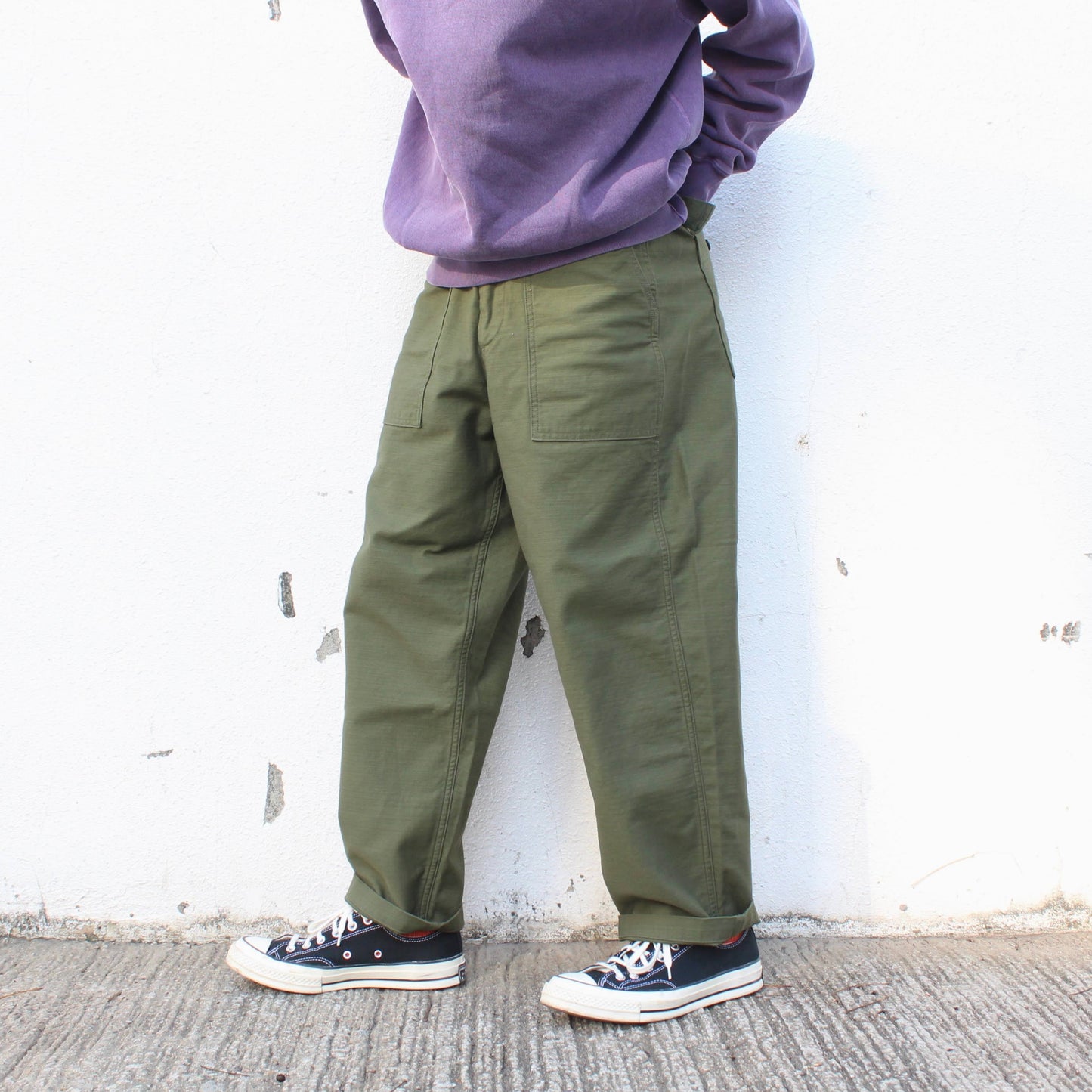 ORDINARY FITS -
JAMES FATIGUE BACK SATIN PANTS
