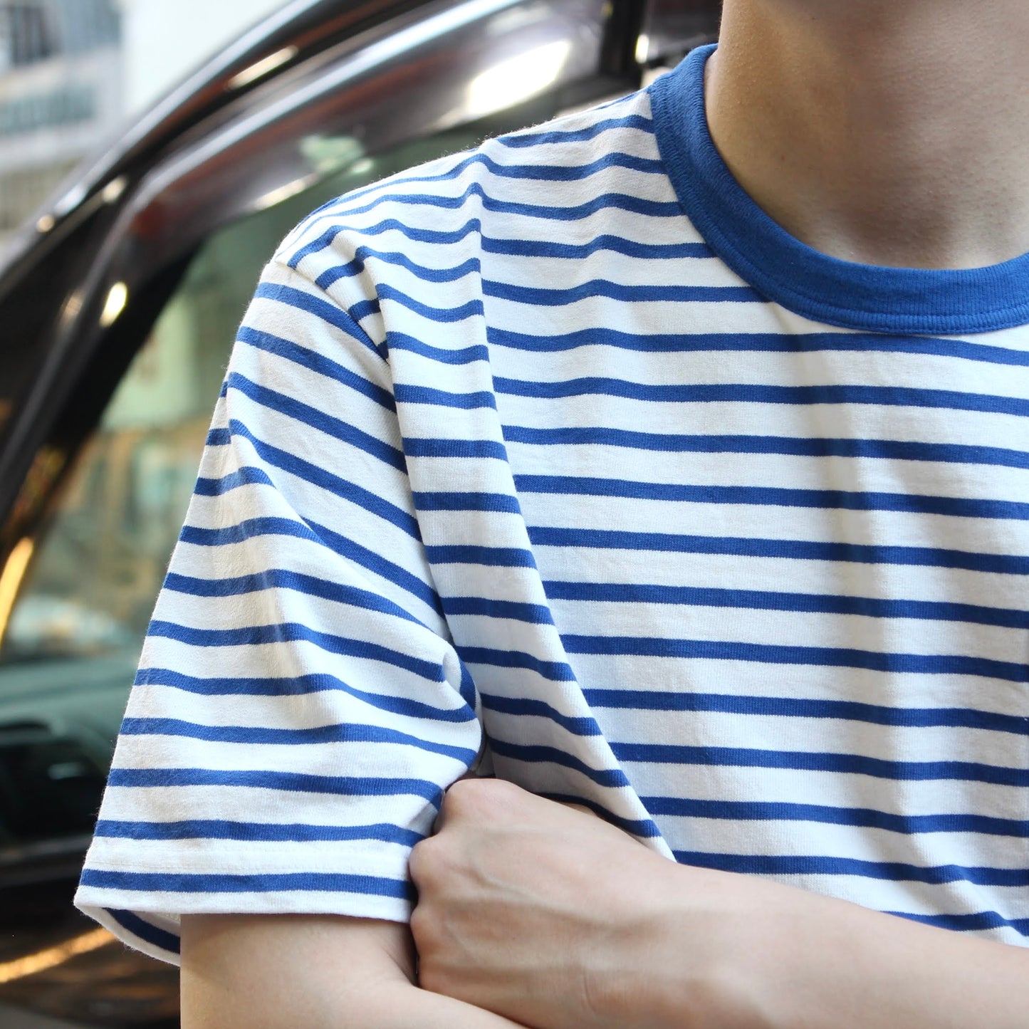 FELCO -
S/S AMERICAN VINTAGE STRIPE POCKET TEE