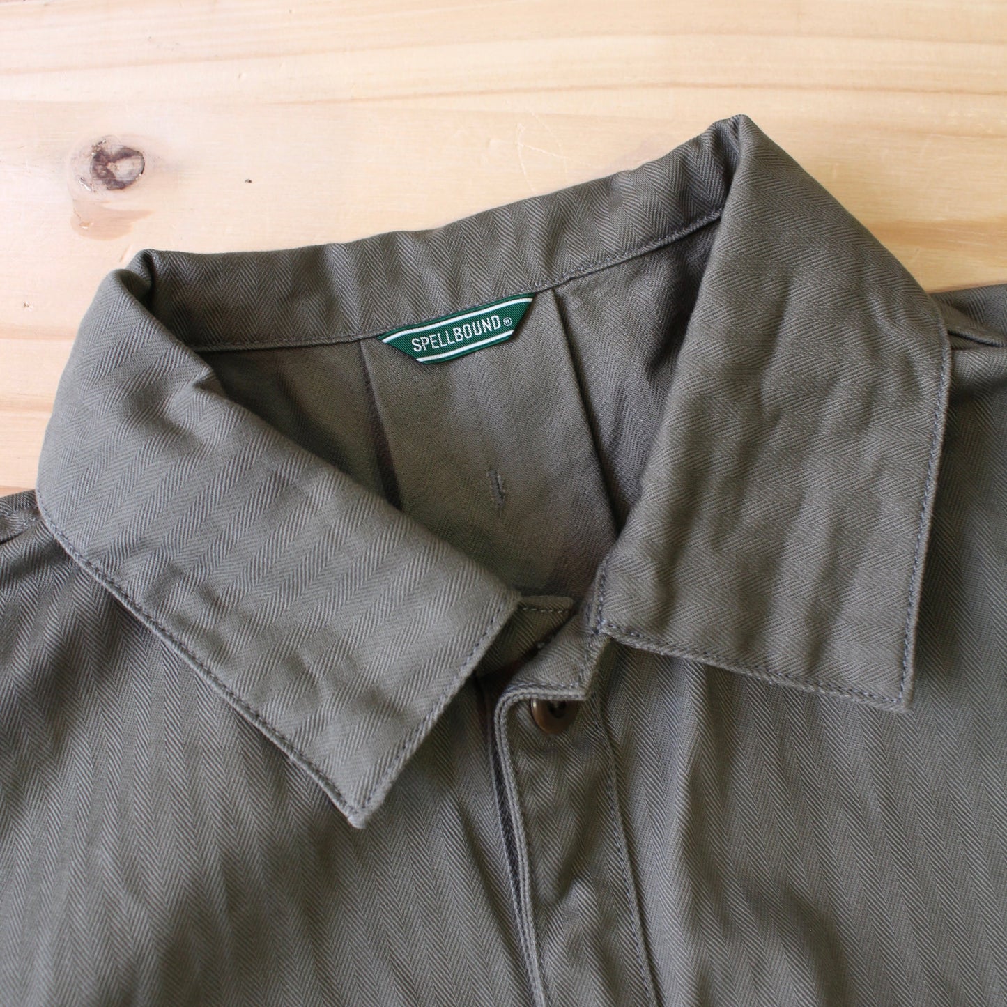 SPELLBOUND -
HERRINGBONE WORKER SHIRT JACKET