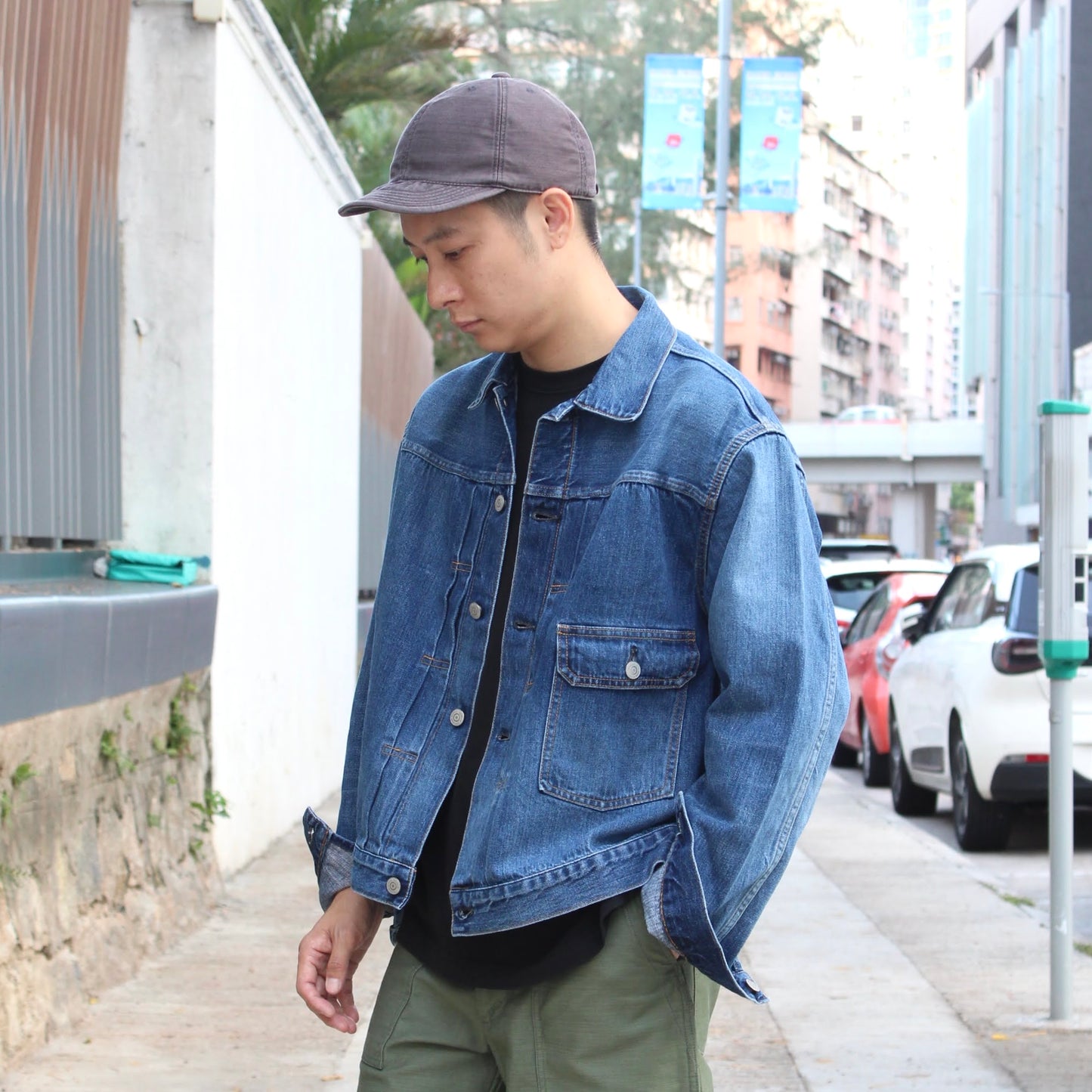 ORDINARY FITS -
TYPE 1 STYLE 12OZ DENIM JACKET (USED WASH)