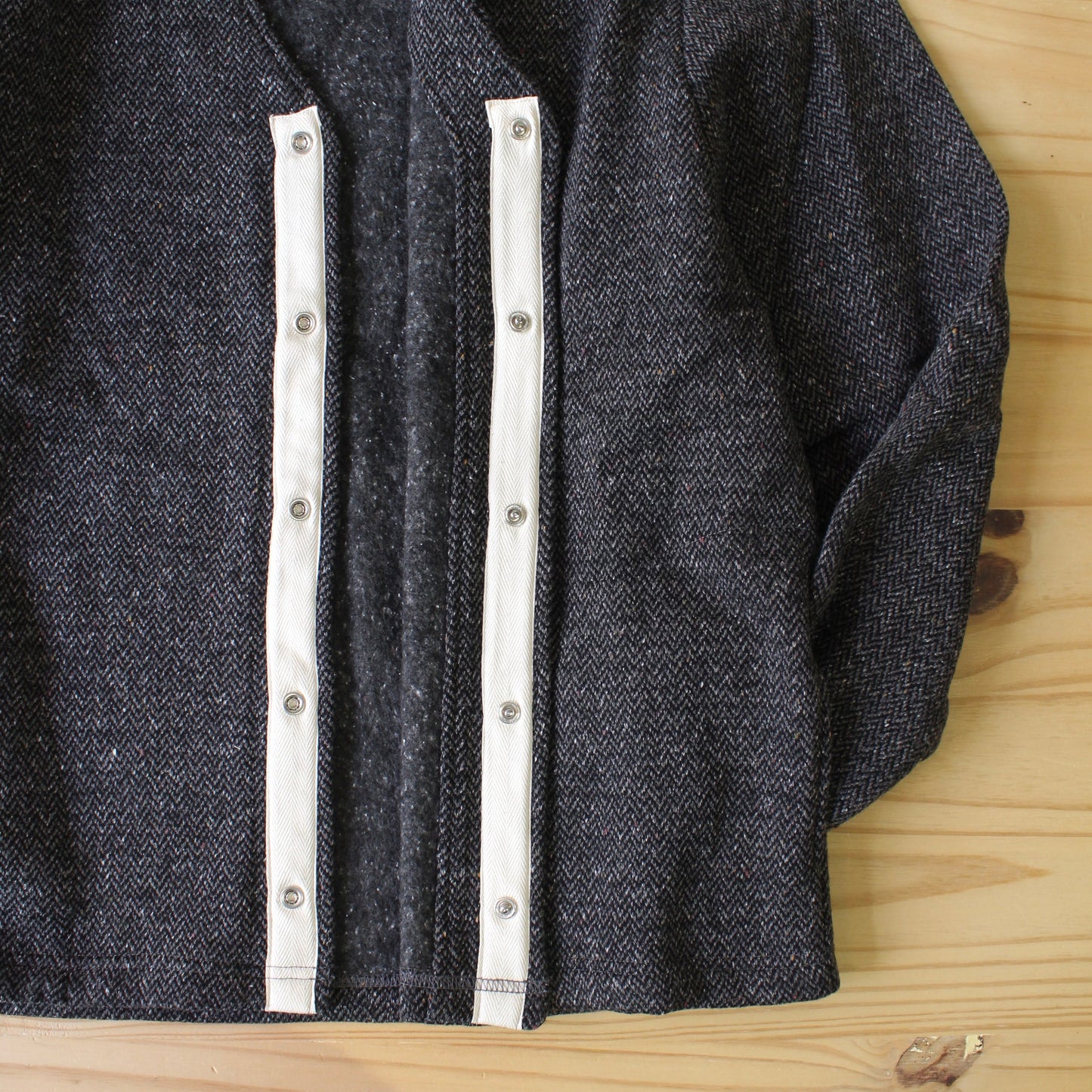 RIDING HIGH TOKYO -
TWEED FLEECE EASY CARDIGAN