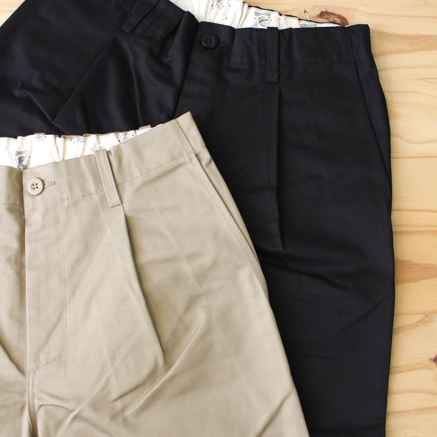 UNIVERSAL OVERALL Japanese version-CLASSIC COLLECTION TUCK TAPERED PANTS