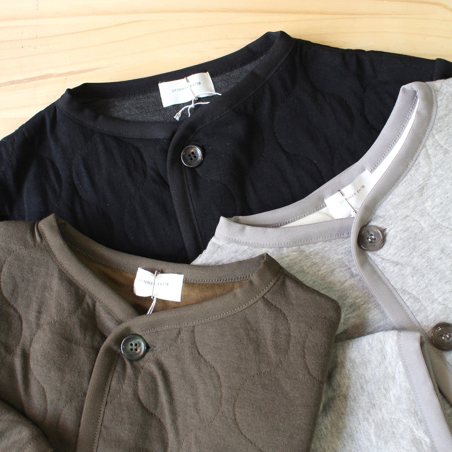 SPINNER BAIT - MILITARY QUILT CARDIGAN