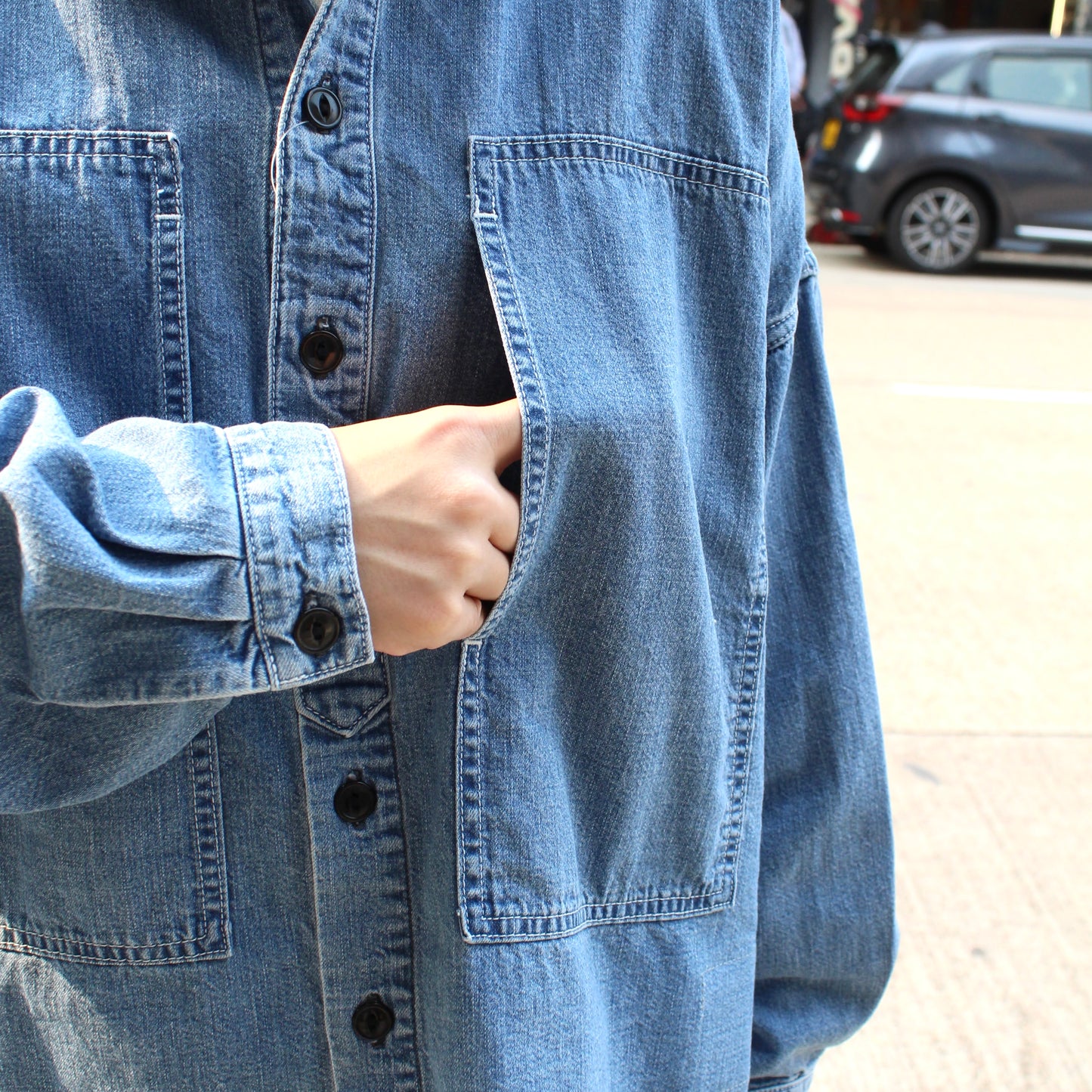 DMG - Denim PW Shirt
(Used Blue)
