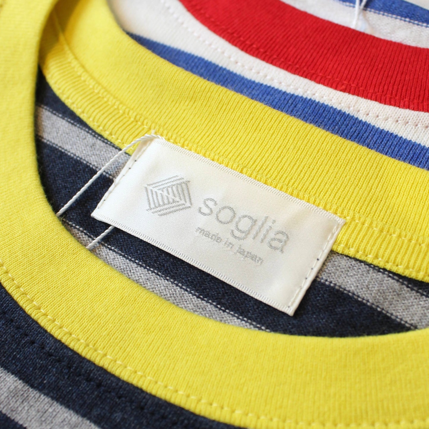 SOGLIA - OPEN END L/S BORDER TEE
