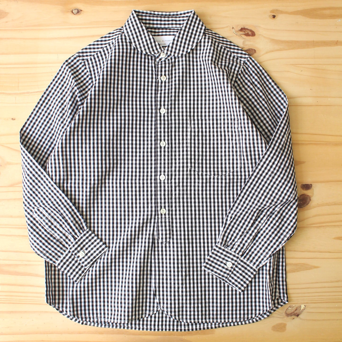 MANUAL ALPHABET - SUPIMA OX ROUND COLOR SHIRT (For Ladies)