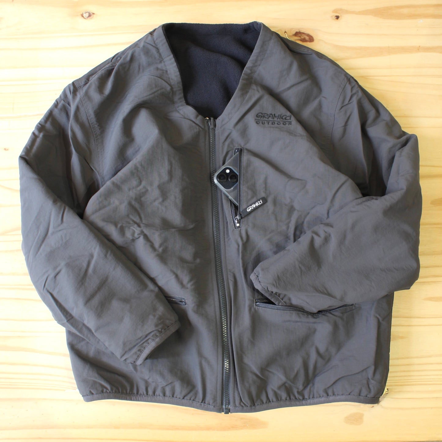 GRAMICCI -OUTDOOR REVERSIBLE CARDIGAN