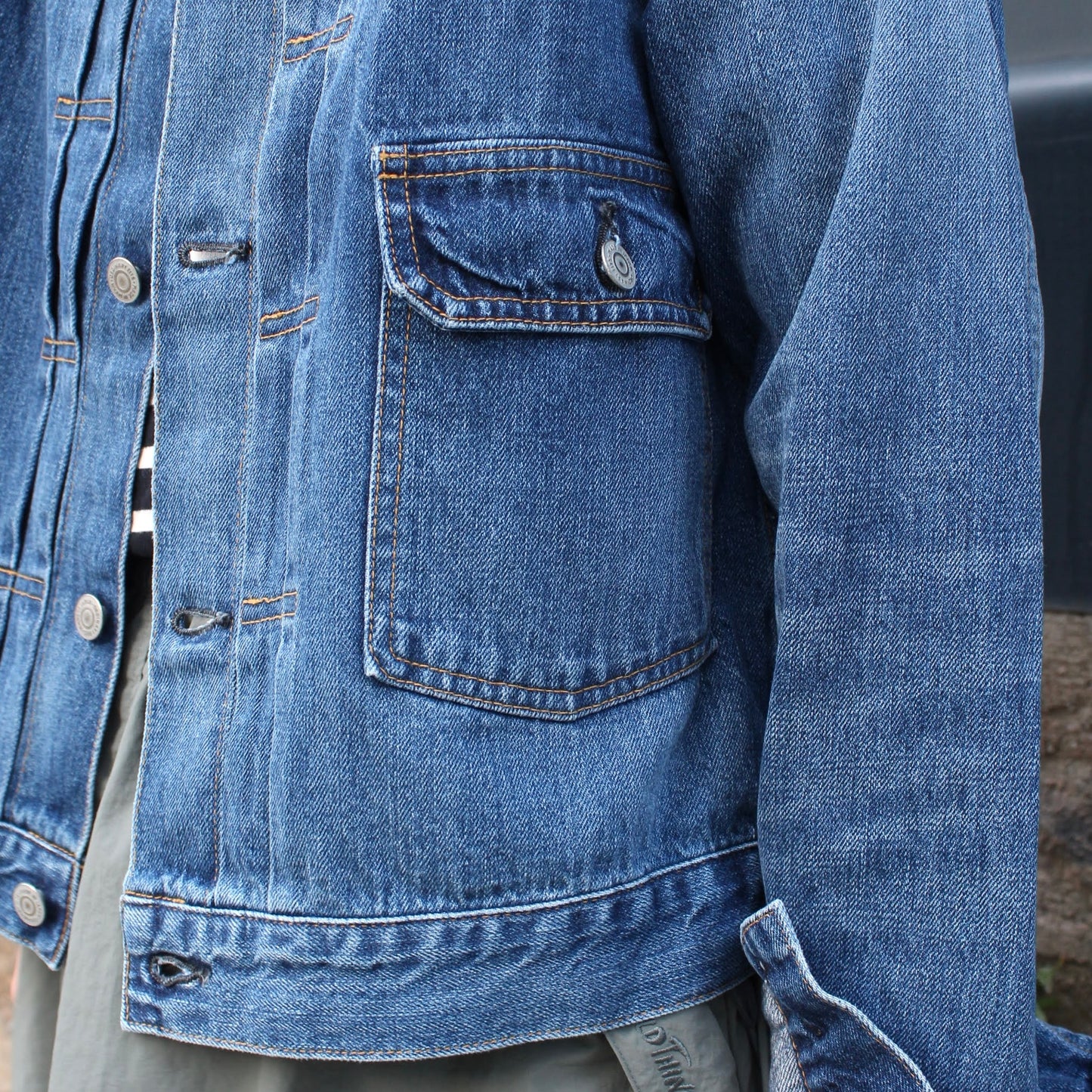 ORDINARY FITS -
TYPE 1 STYLE 12OZ DENIM JACKET (USED WASH)