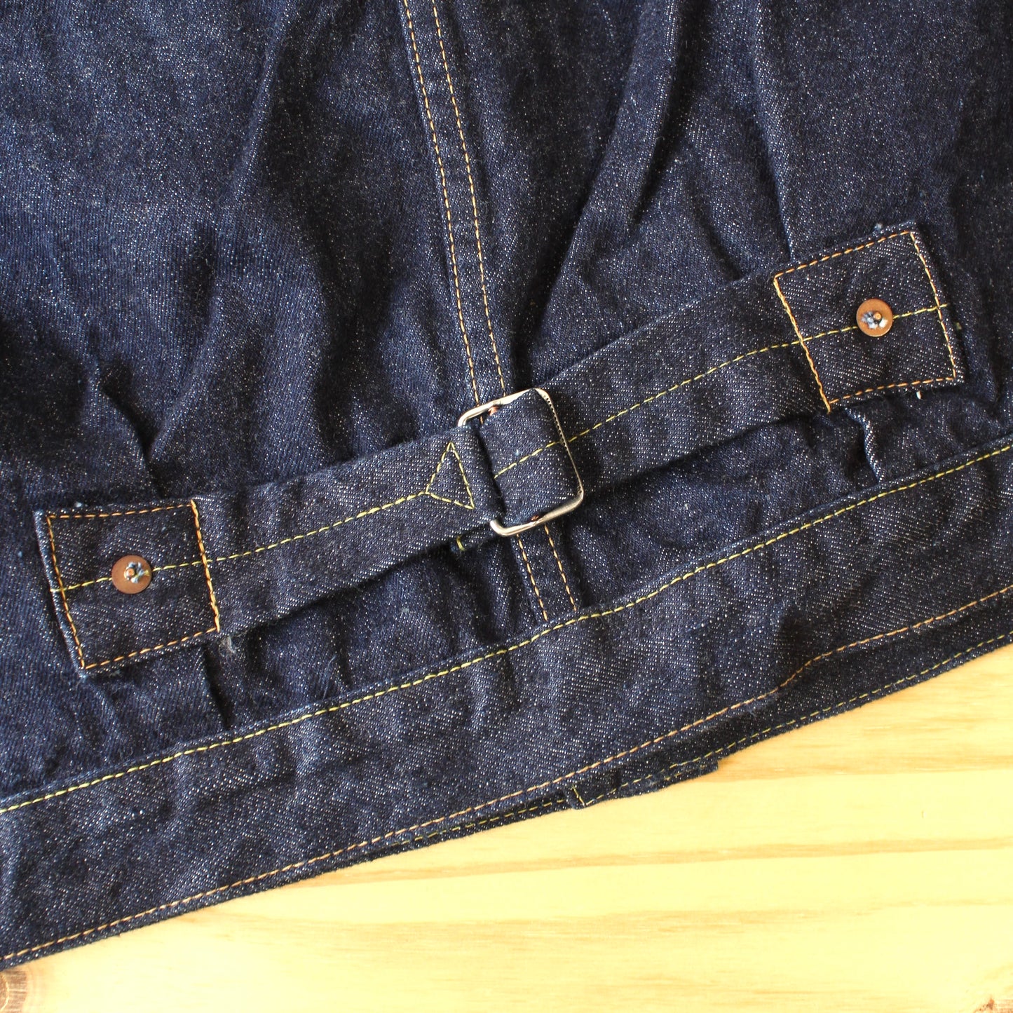 OrSlow - 40'S PLEATED FRONT BLOUSE DENIM JACKET