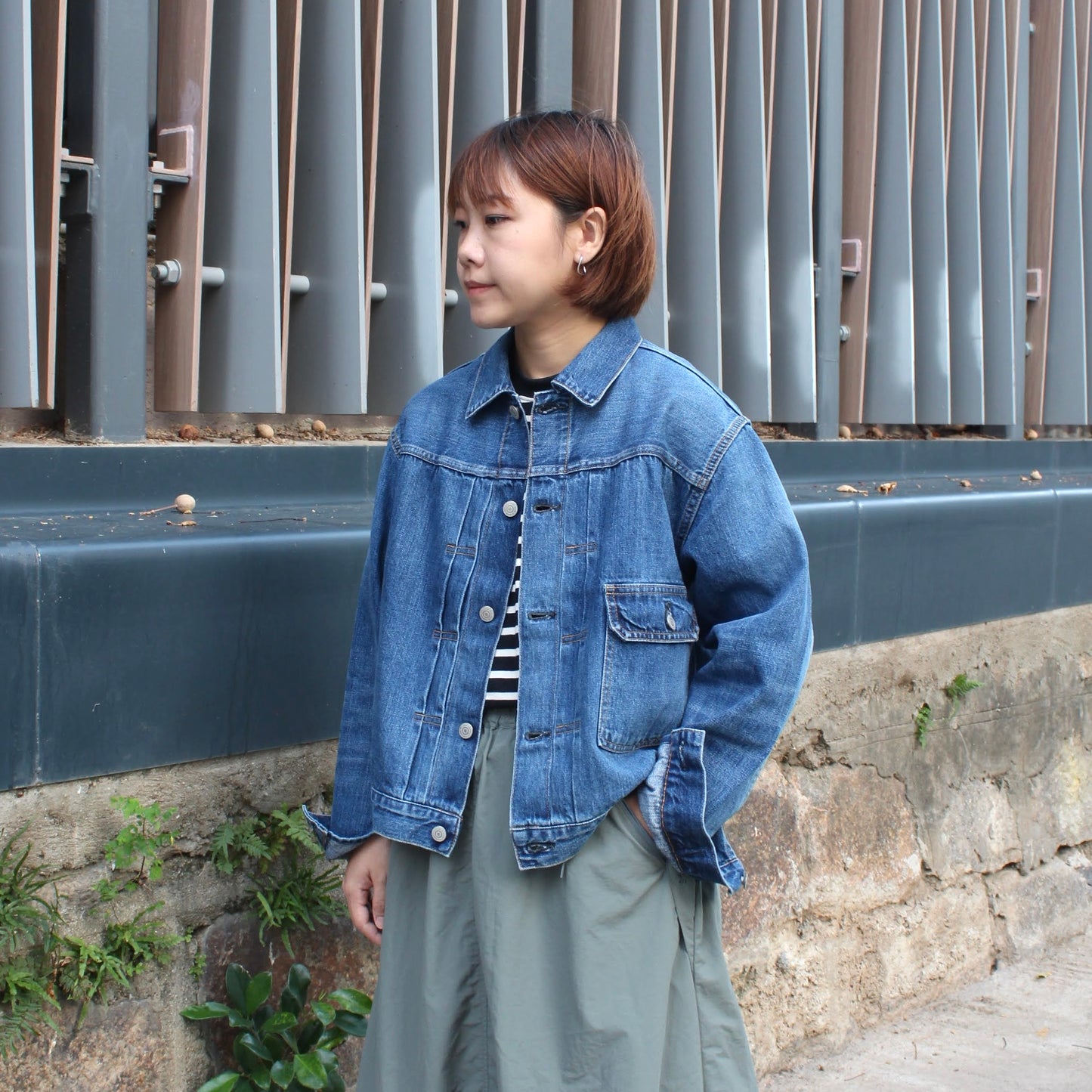 ORDINARY FITS -
TYPE 1 STYLE 12OZ DENIM JACKET (USED WASH)