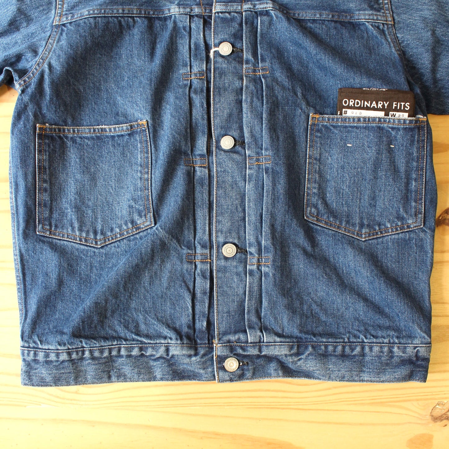 ORDINARY FITS -
DENIM JACKET (USED BLUE)