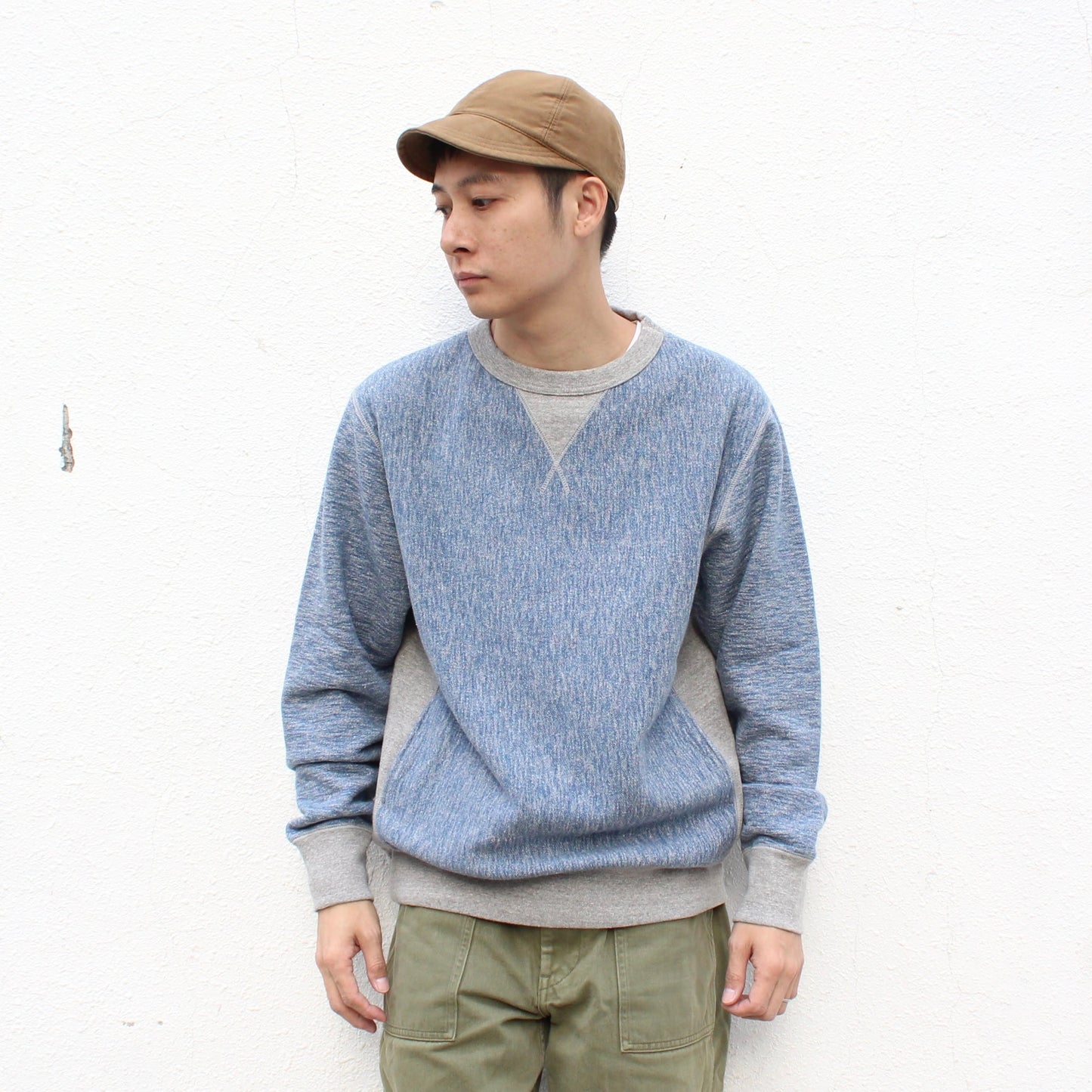 FELCO - INVERSE WEAVE DOUBLE V GUSSET - 16OZ HEAVY WEIGHT TERRY SWEAT