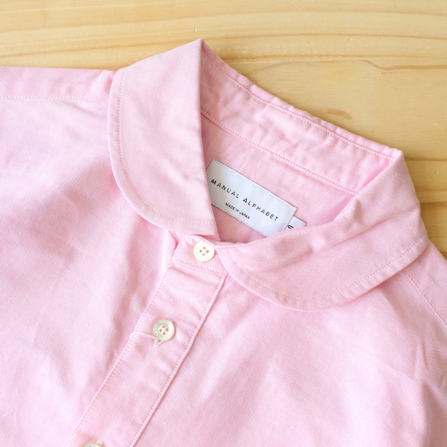 MANUAL ALPHABET - SUPIMA OX ROUND COLOR SHIRT (For Ladies)