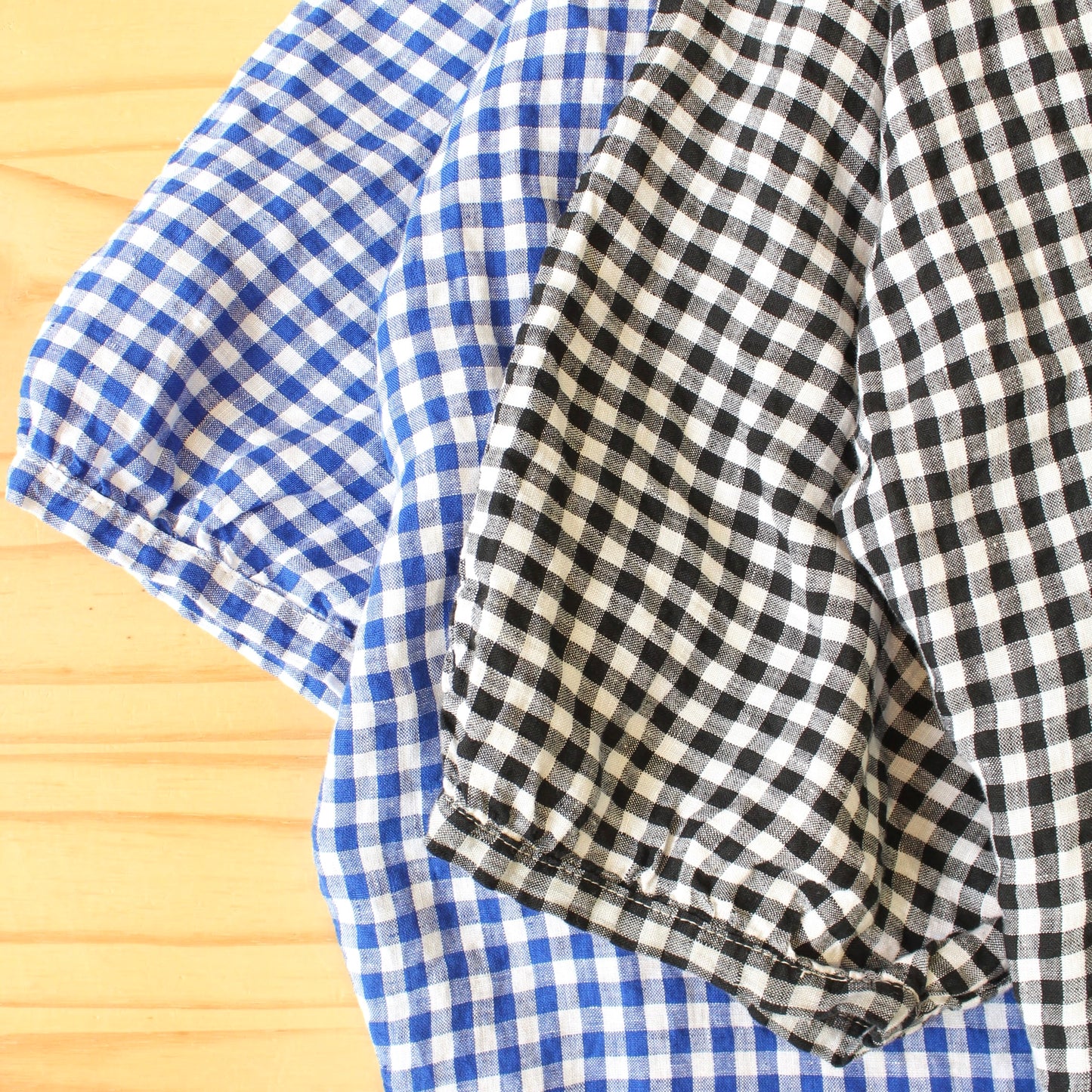 Brocante -
Check Linen Grand Shirt