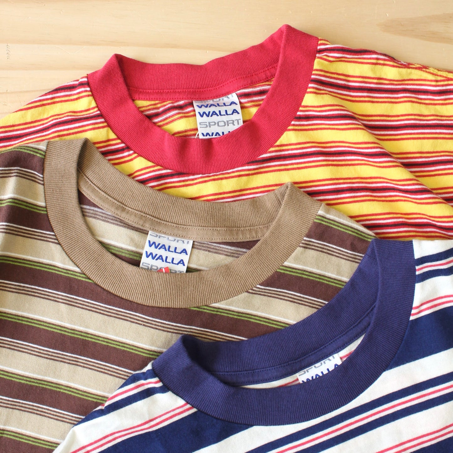WALLA WALLA SPORT -
STRIPE CREW TEE