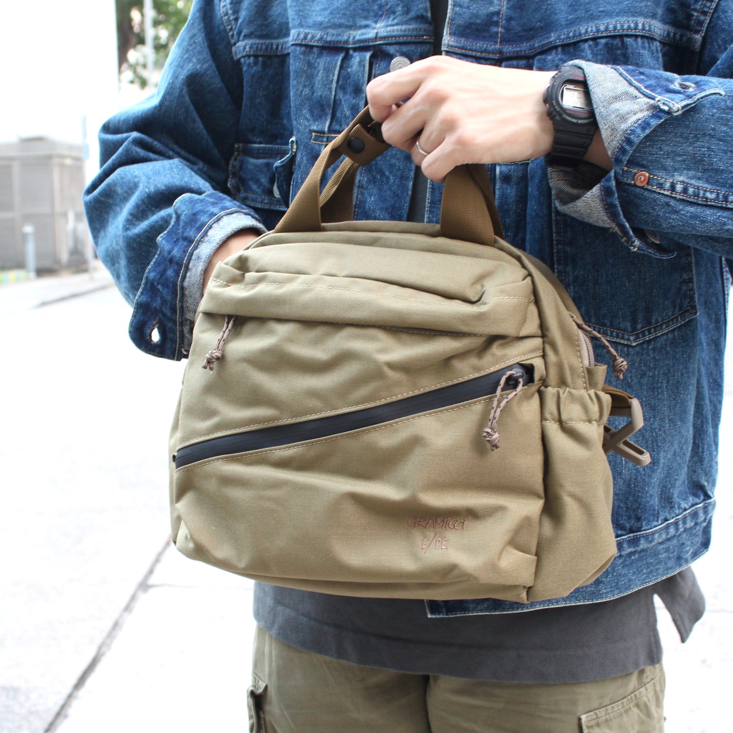GRAMICCI by F/CE -
SHOULDER MINI BOWLING BAG