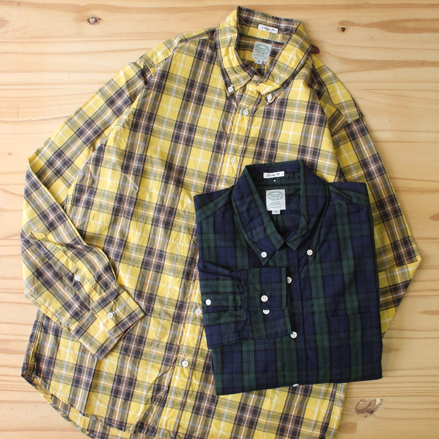 KEATON CHASE -
CLASSIC FIT BD CHECK SHIRT