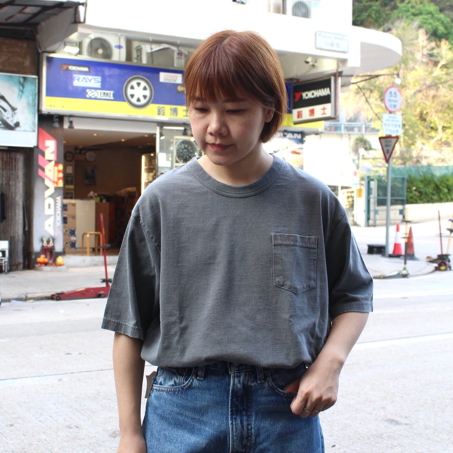 FELCO -
S/S 7oz BINDER CREW NECK POCKET TEE