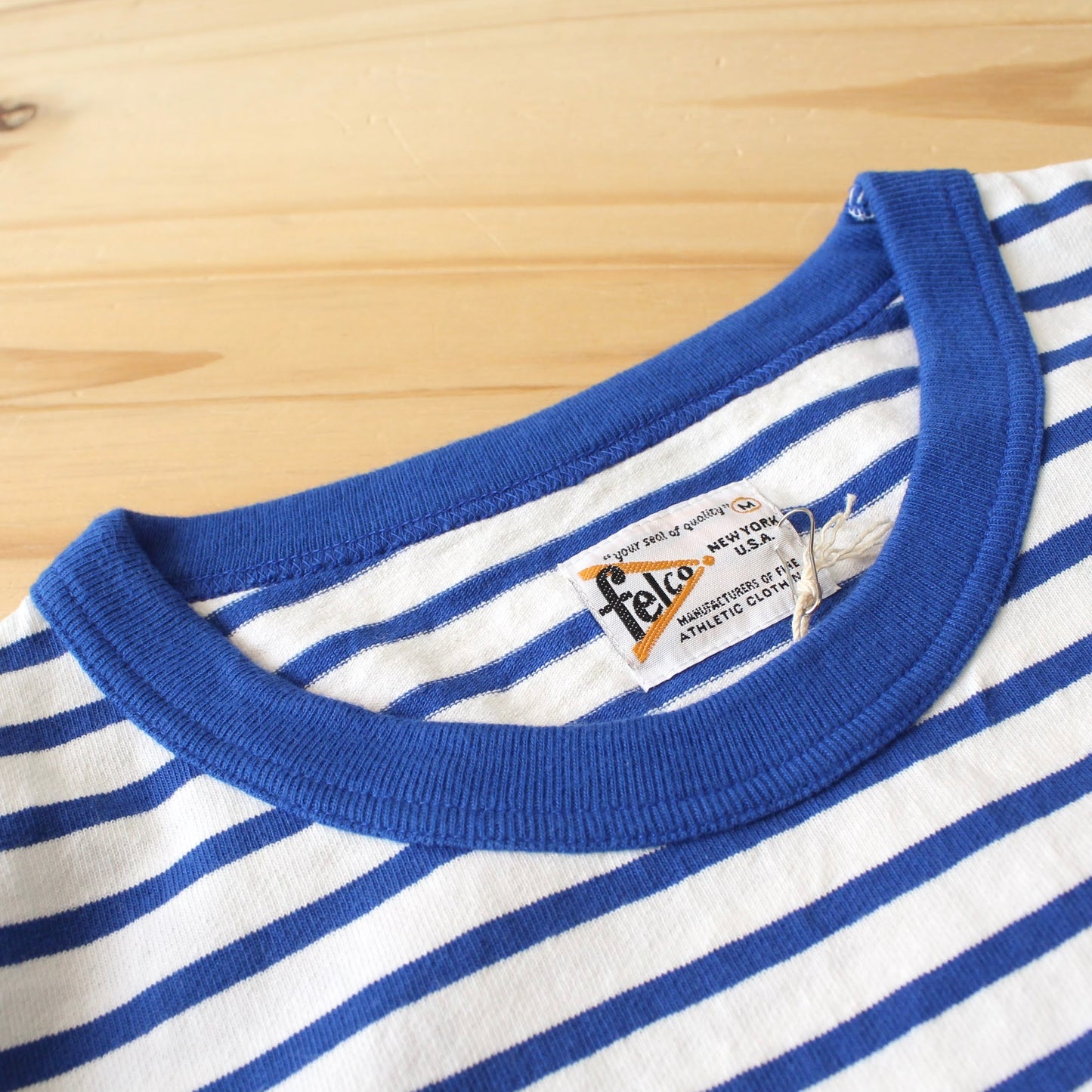 FELCO -
S/S AMERICAN VINTAGE STRIPE POCKET TEE