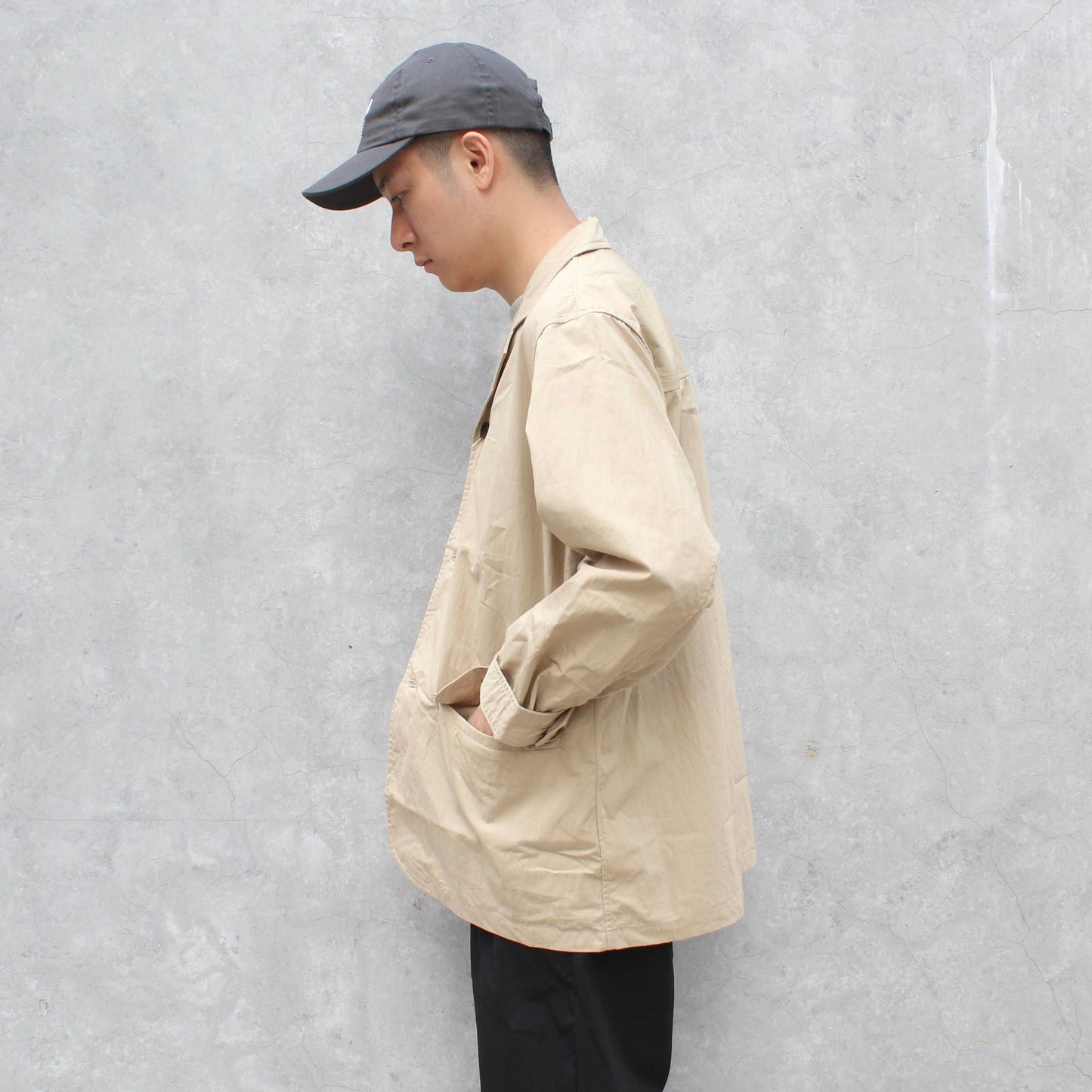 MANUAL ALPHABET - 
COTTON NYLON WEATHER 3B JACKET