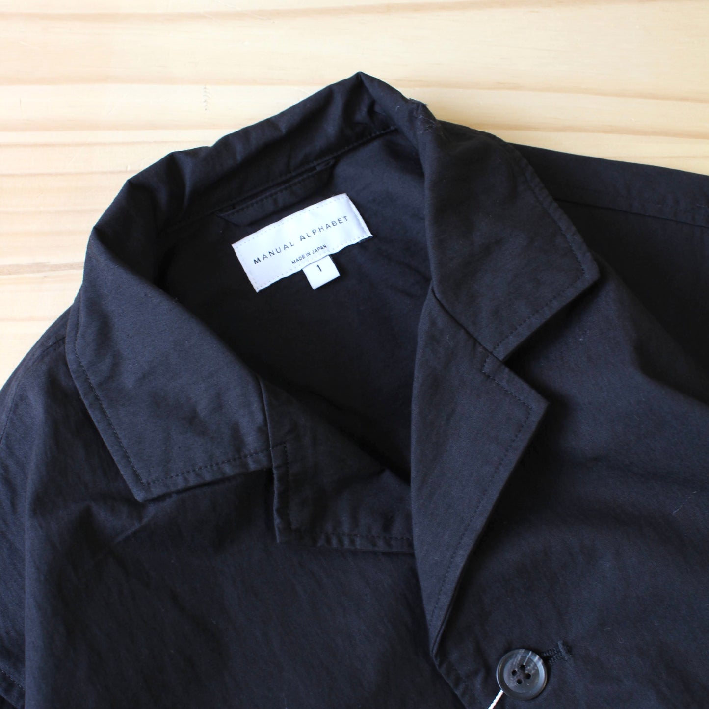 MANUAL ALPHABET - 
COTTON NYLON WEATHER 3B JACKET