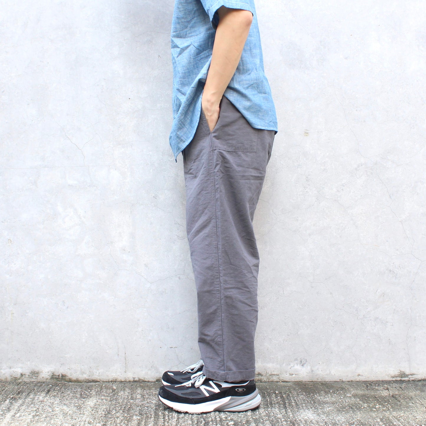 REMILLA -
COTTON LINEN HIDA LAZY EASY PANTS
